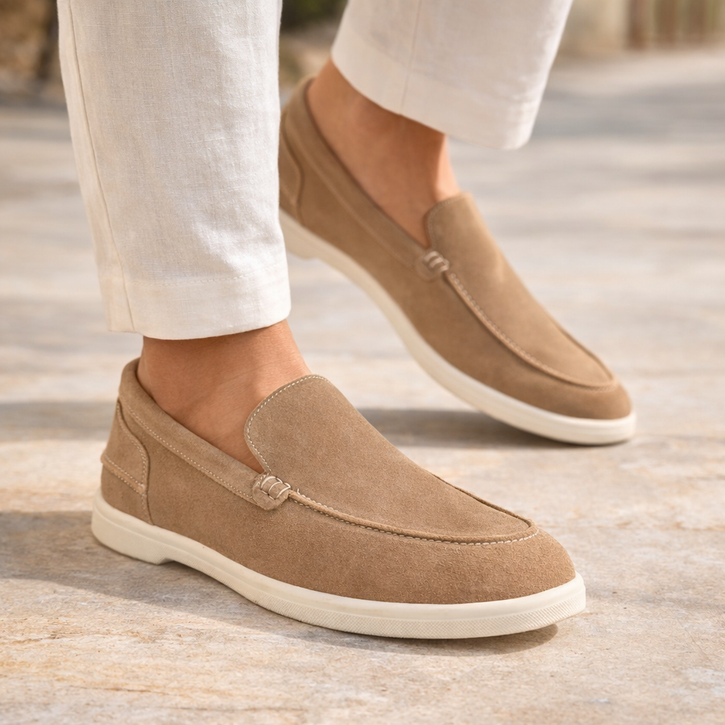 Giuliano Suede Leather Shoes - The Heels India