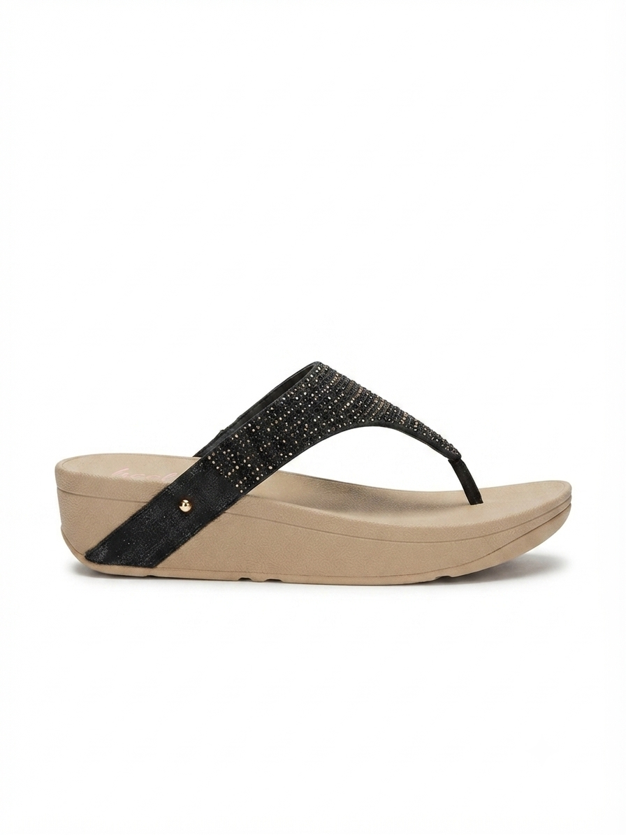 Gemma Bling Comfort Lite Flit Flop Slippers