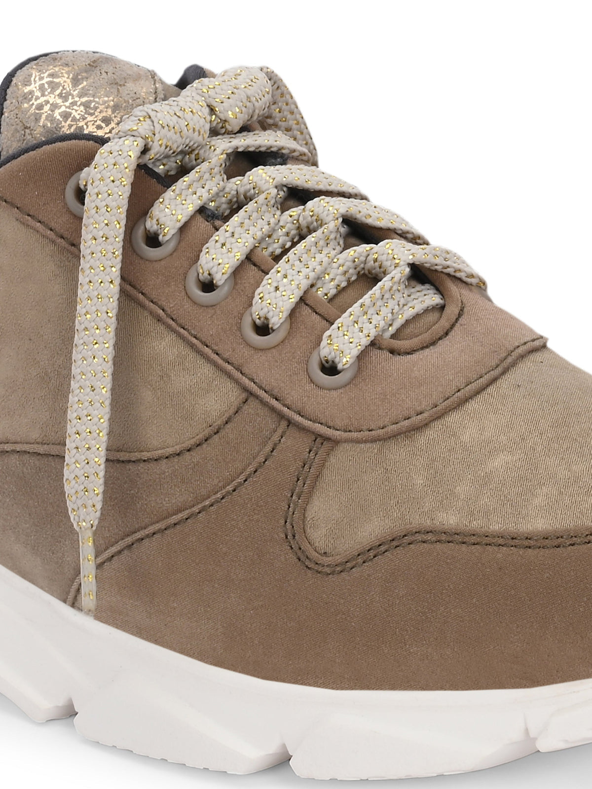 Cotton Lace Up Sneakers - The Heels India