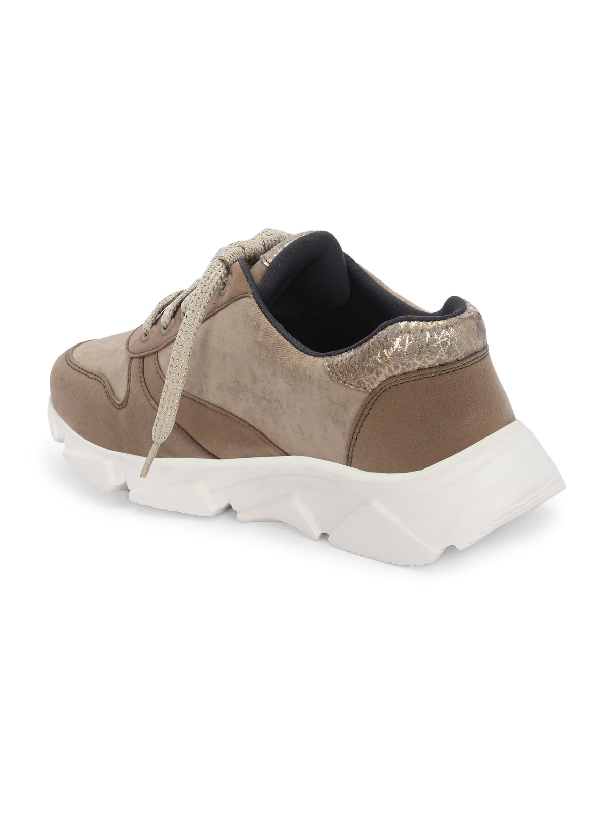 Cotton Lace Up Sneakers - The Heels India