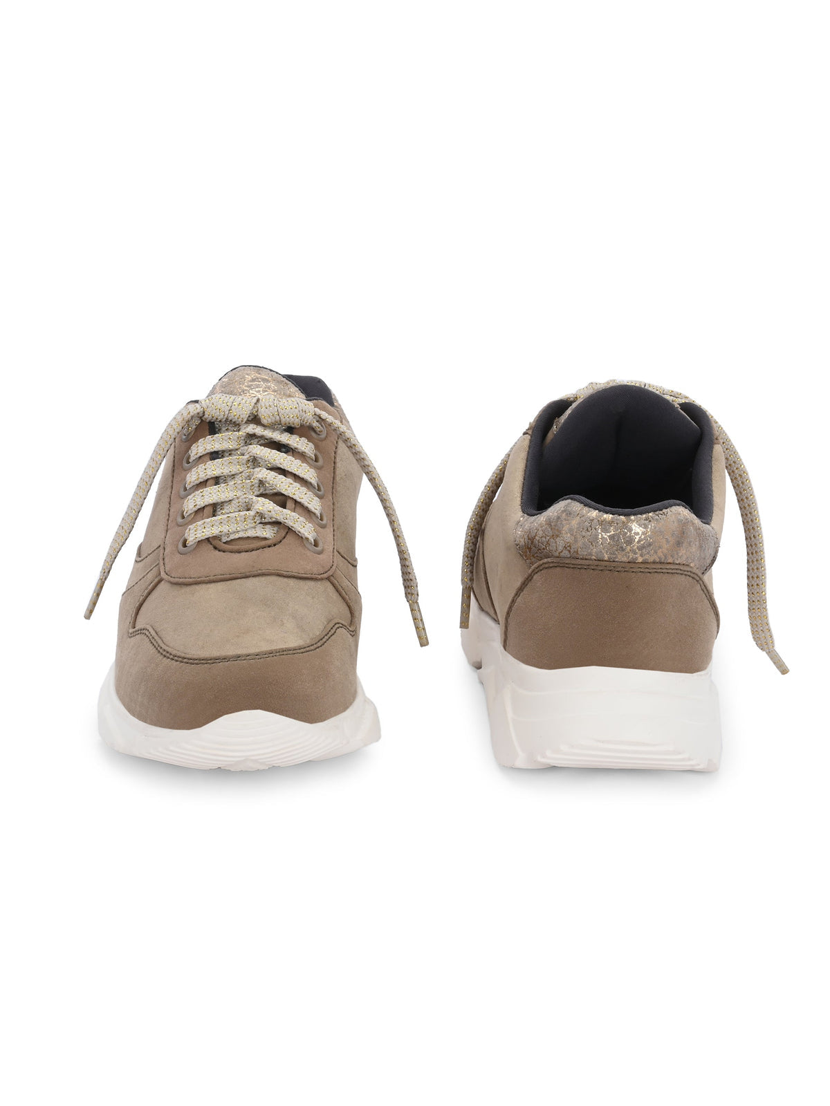 Cotton Lace Up Sneakers - The Heels India