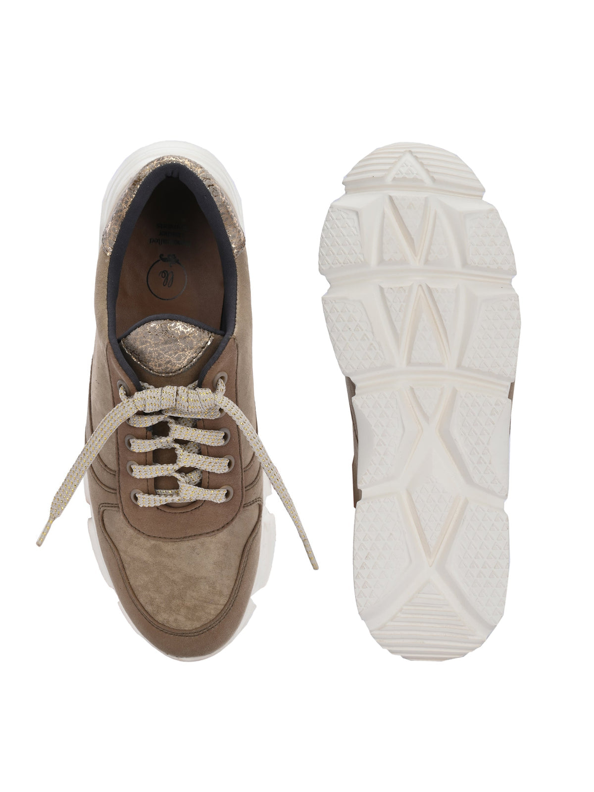 Cotton Lace Up Sneakers - The Heels India