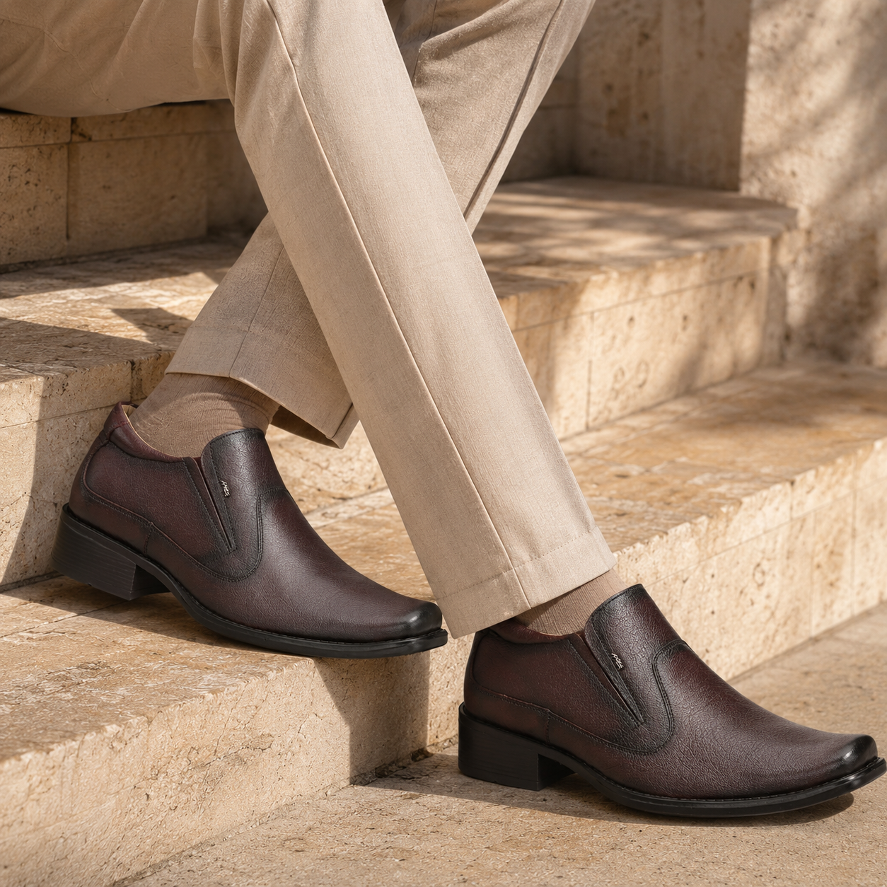 Cole High Ankle Leather Shoes