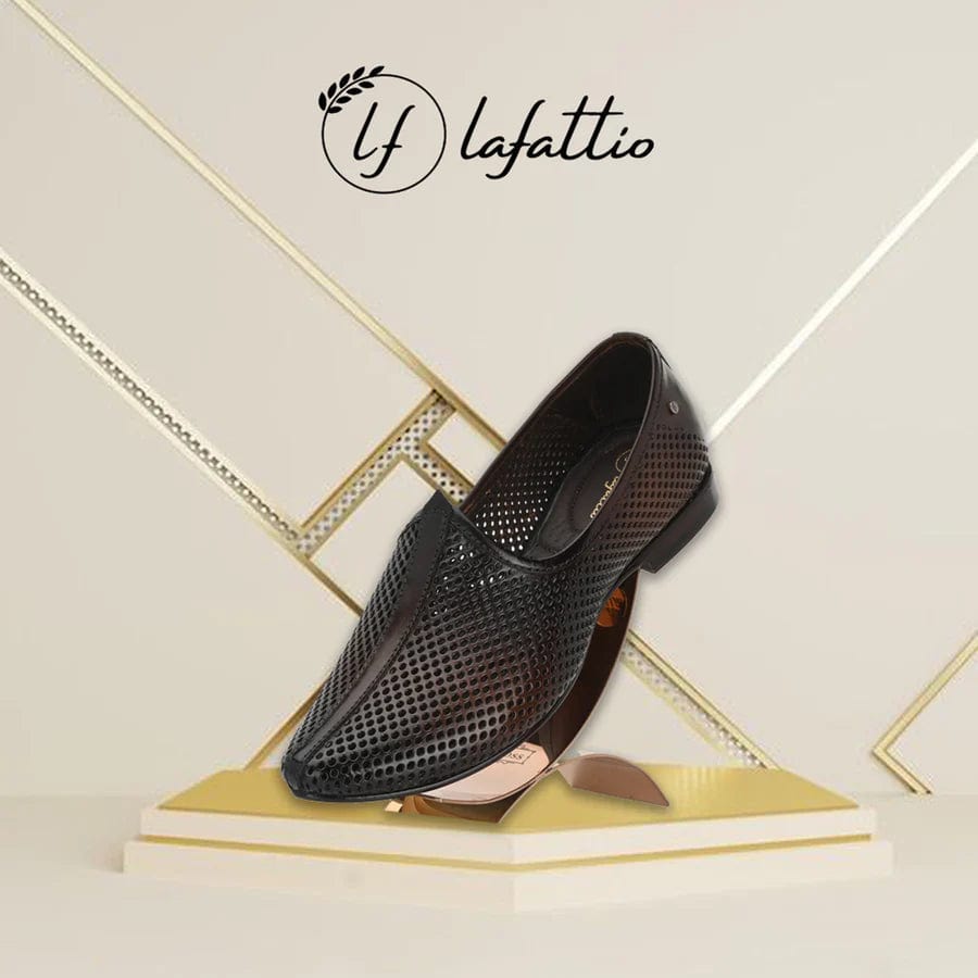 Lafattio Handcrafted Leather Juttis - The Heels India