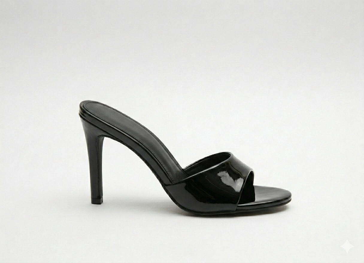 Ellie Premium Patent Pencil Heels