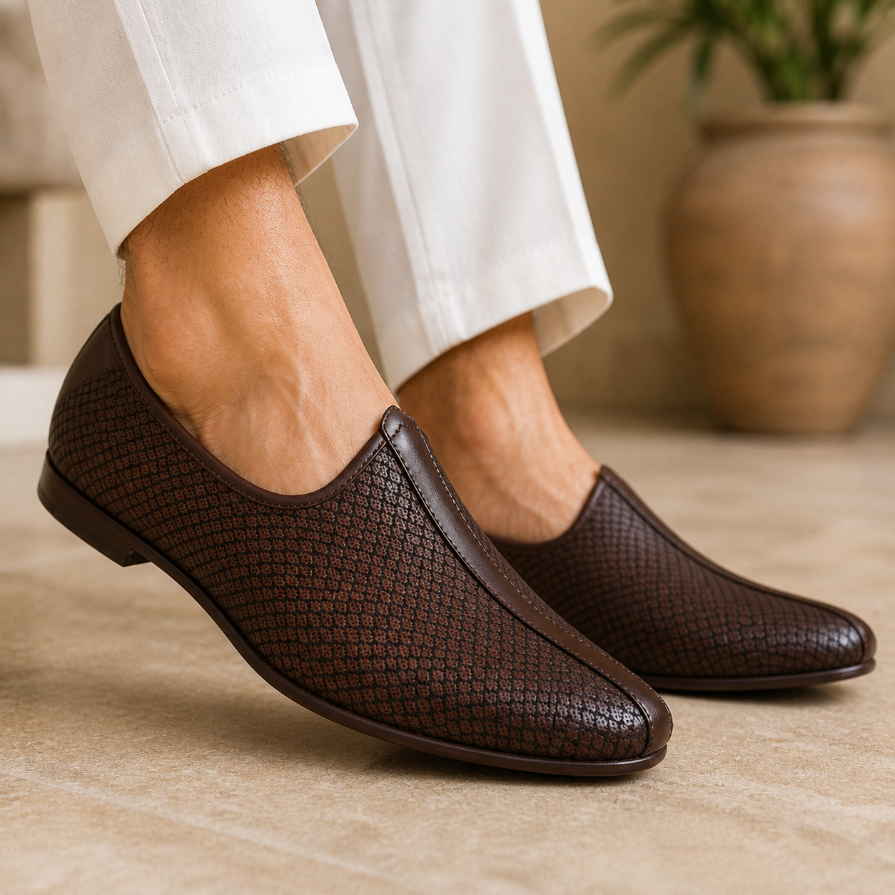 Nawab Handcrafted Leather Juttis