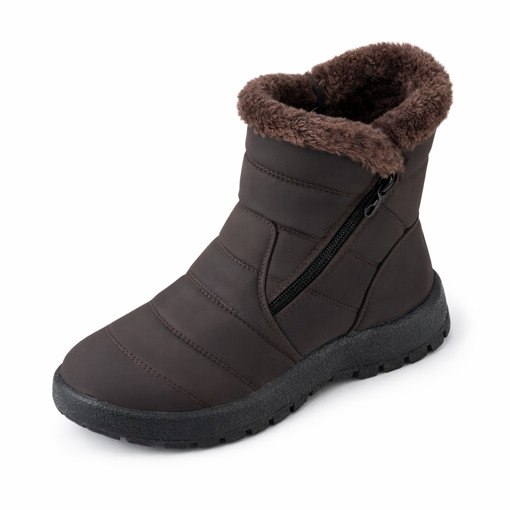 Sloane Suede Ankle Fur Boots