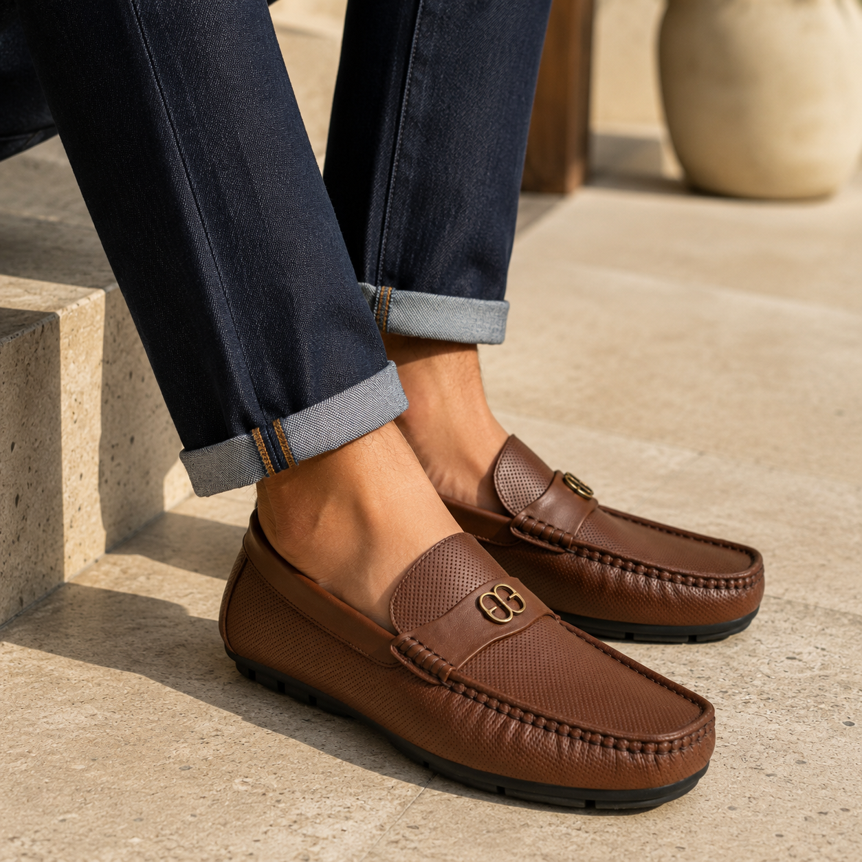 Jarvis Leather Everyday Loafers - The Heels India