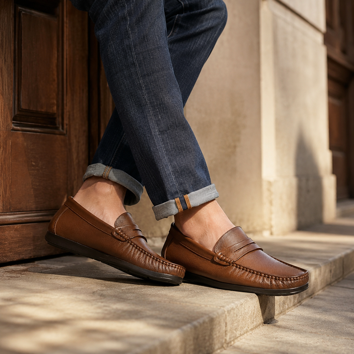 Herald Leather Everyday Loafers - The Heels India