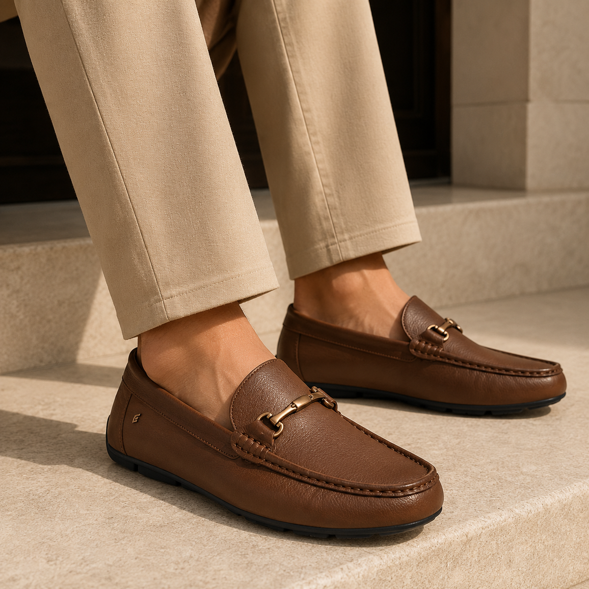 Pierce Leather Cushioned Loafers