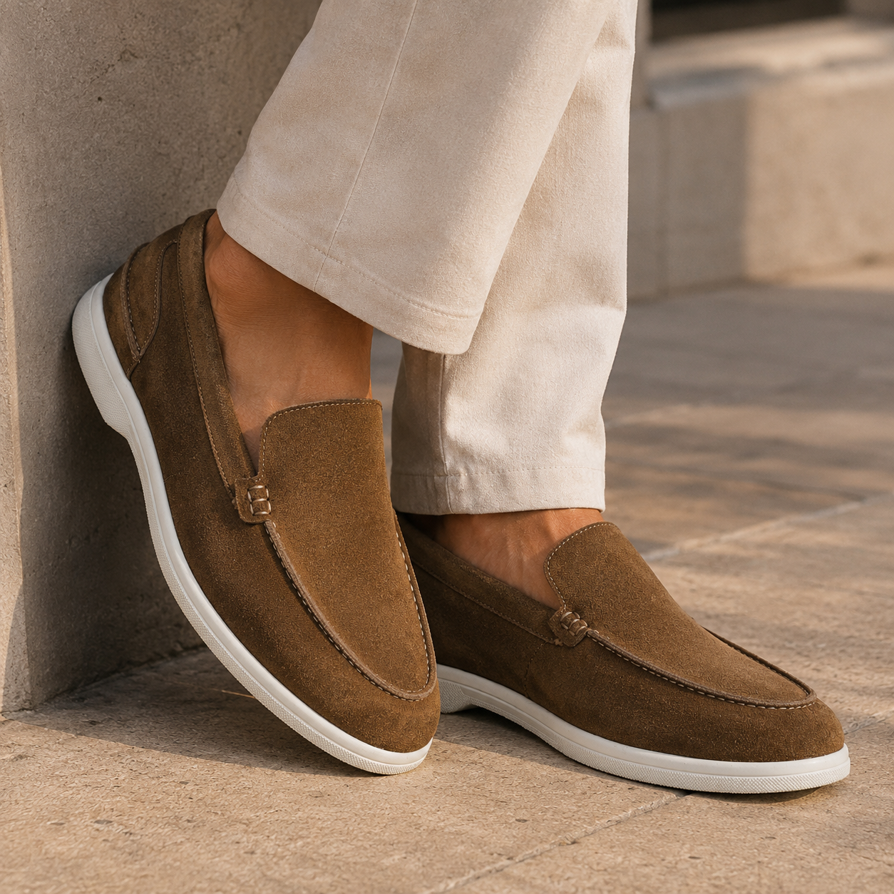 Mitchell Suede Leather Loafers