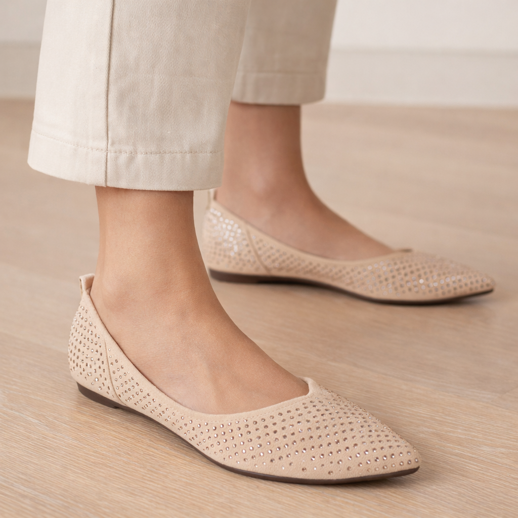 Tamara Bling Flat Ballerinas - The Heels India
