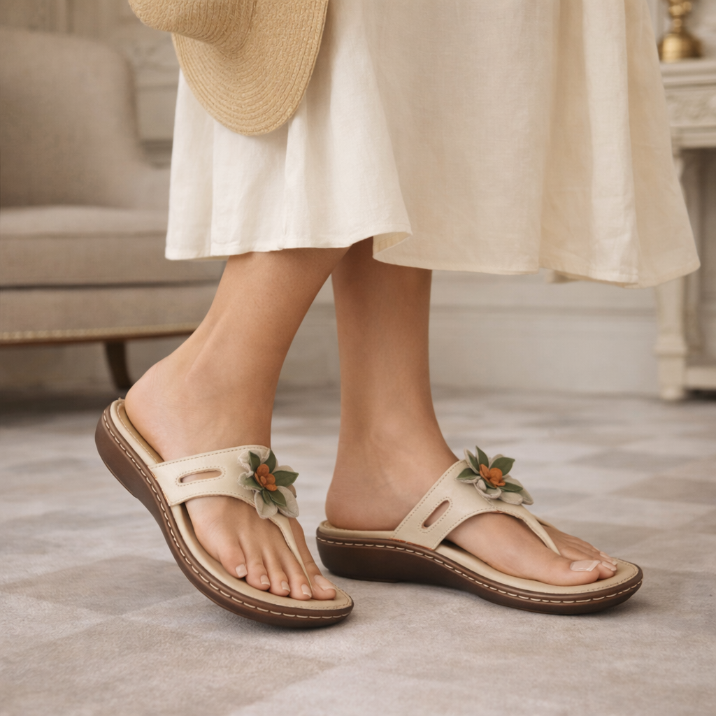 Lucea Premium Leather Slippers - The Heels India