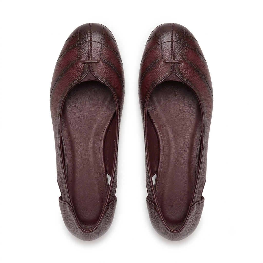 Lana Leather Classic Stitch Ballerinas