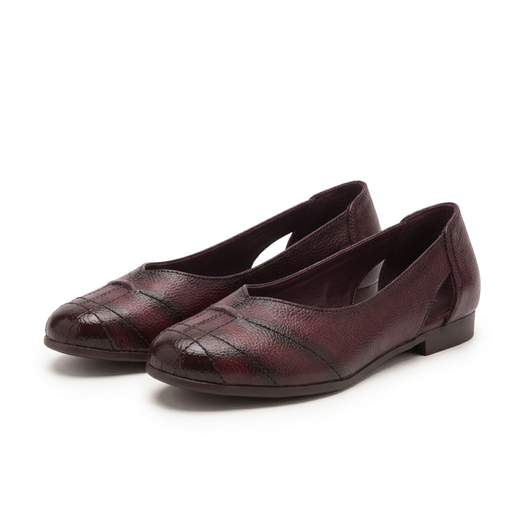 Lana Leather Classic Stitch Ballerinas
