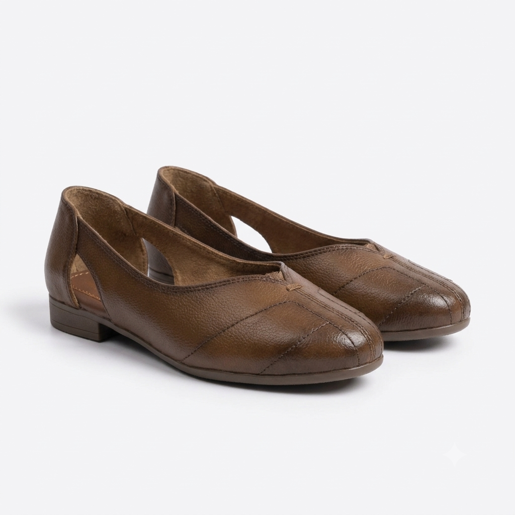 Lana Leather Classic Stitch Ballerinas