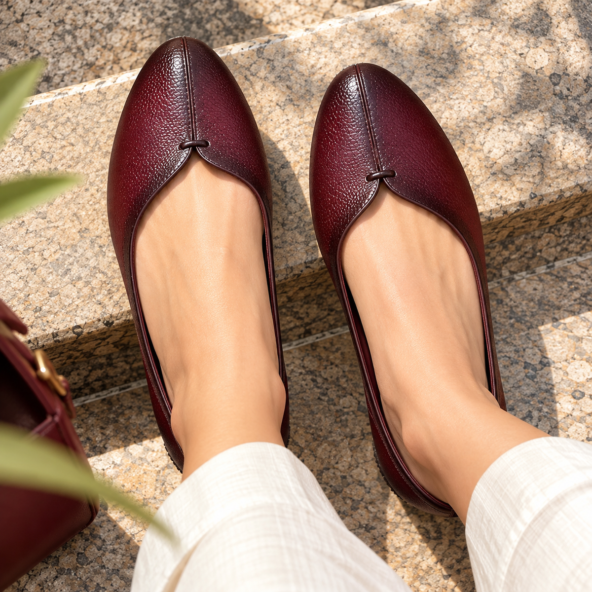 Nysa Classic Leather Ballerinas
