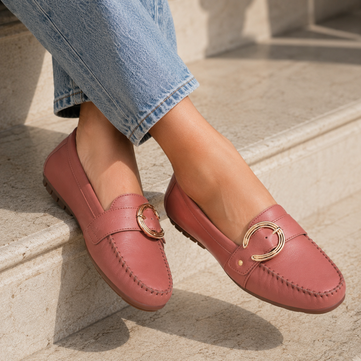 Bonnie Leather Loafers - The Heels India