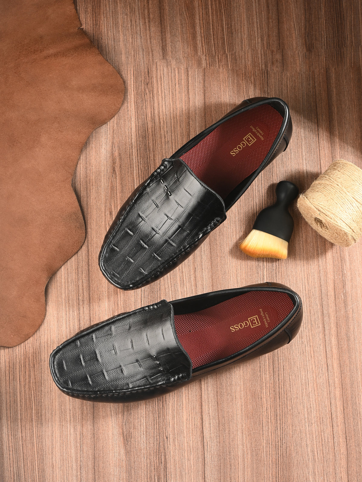 Nico Cushioned Leather Loafers