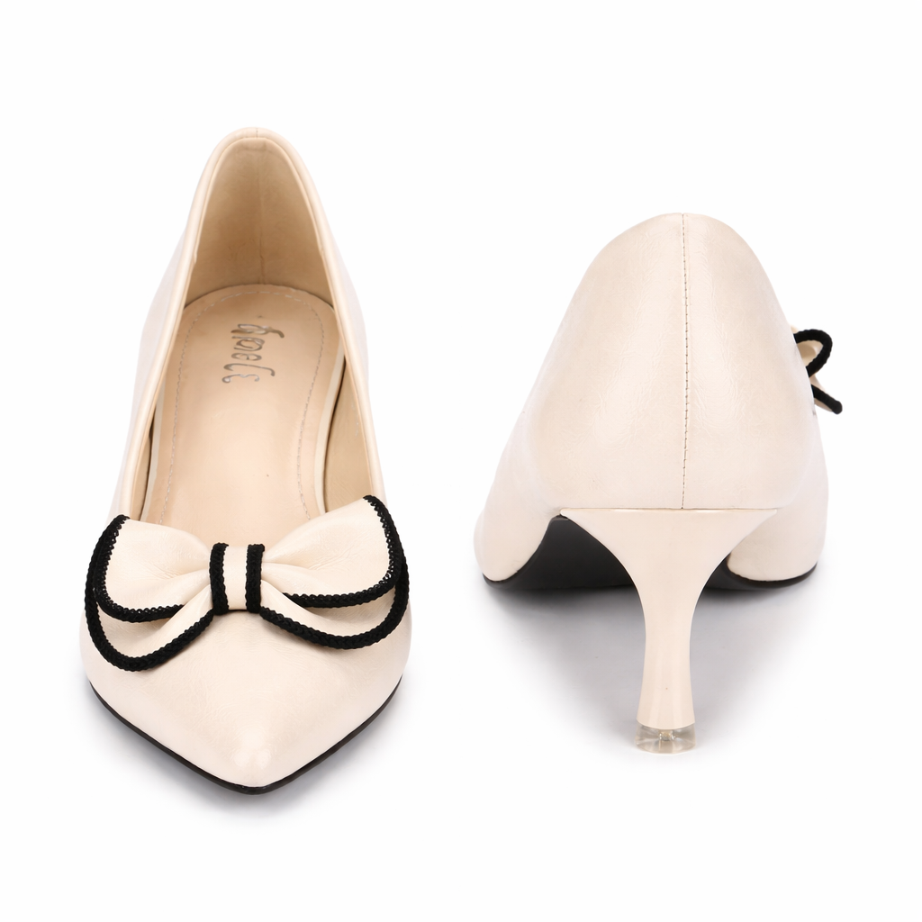 Rosalia Bow Pencil Heel Stilettos