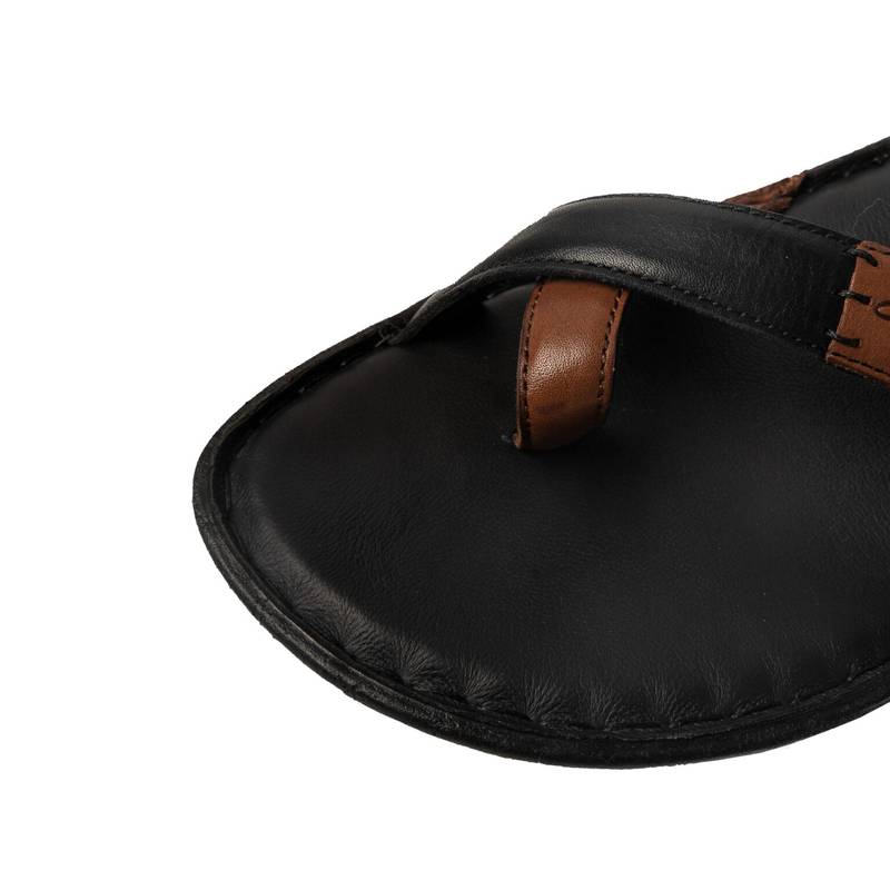 Brooks Thumb Leather Slippers - The Heels India