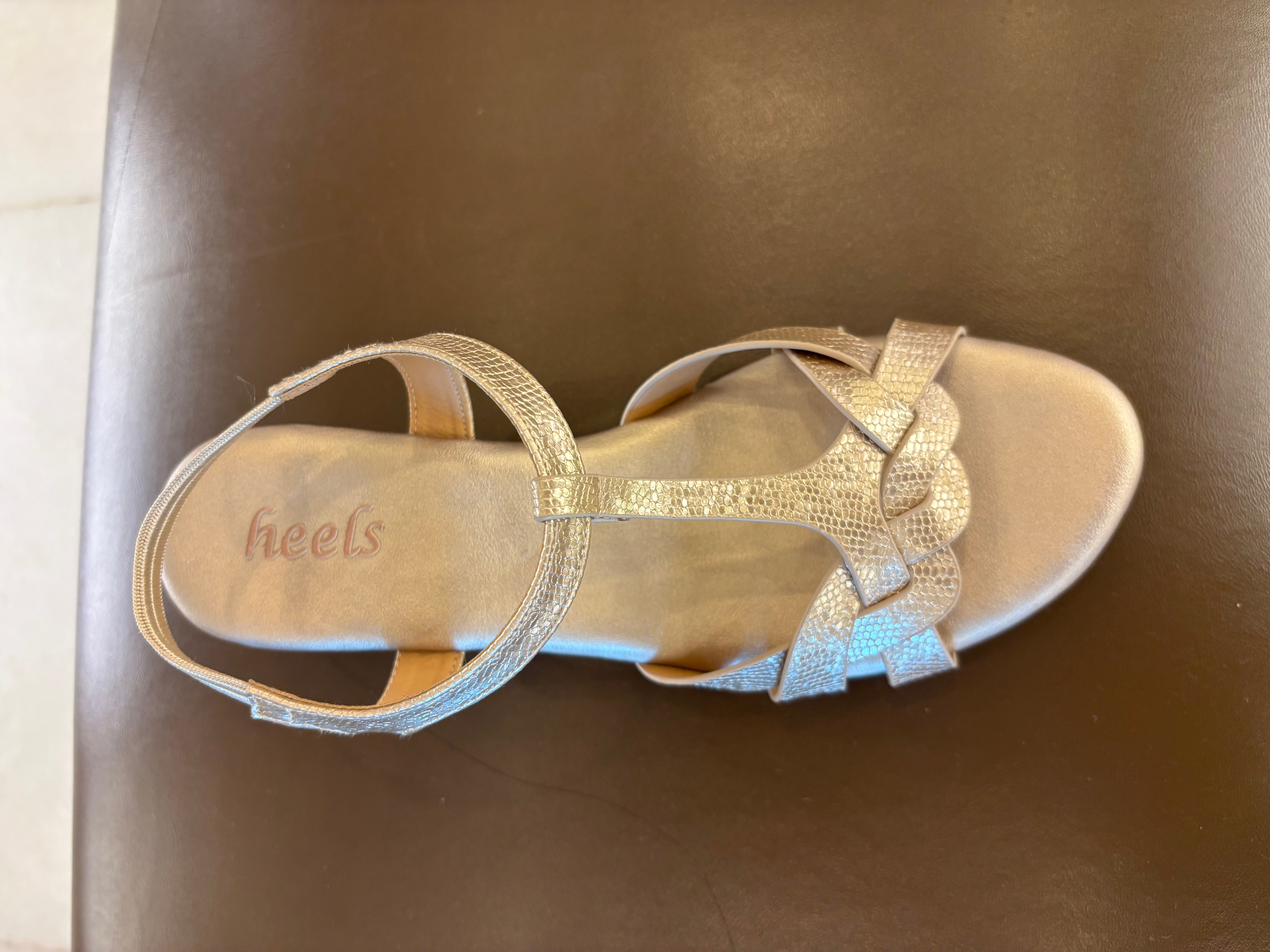 Riley Comfort Back Elastic Wedge Heel Sandals - The Heels India