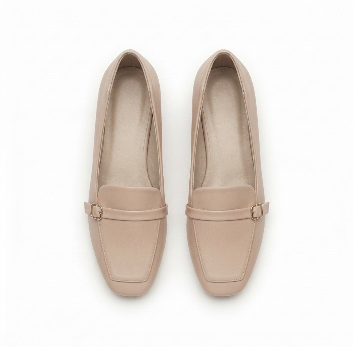 Paris Buckled Mid Heel Formal Loafers