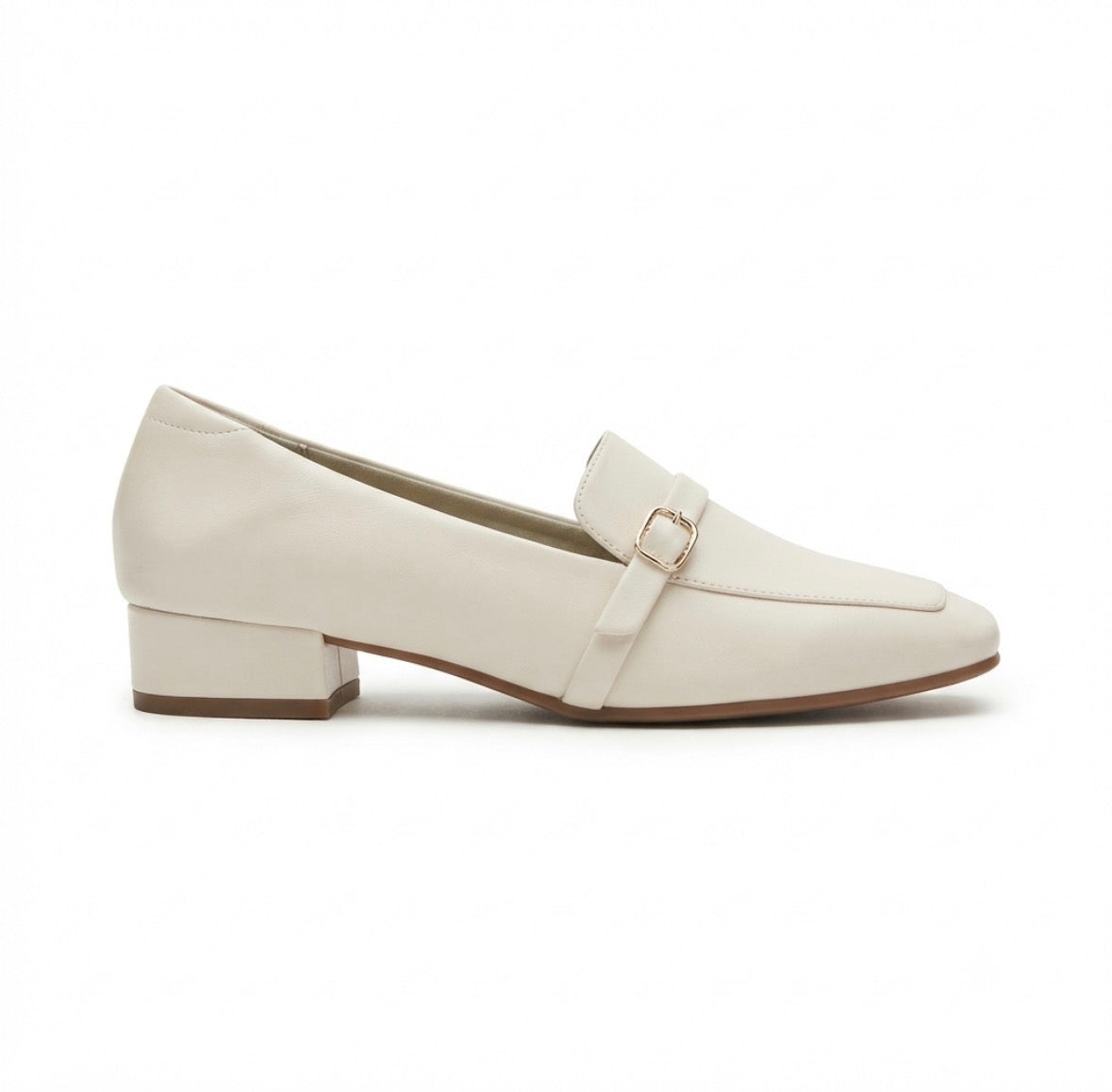 Paris Buckled Mid Heel Formal Loafers