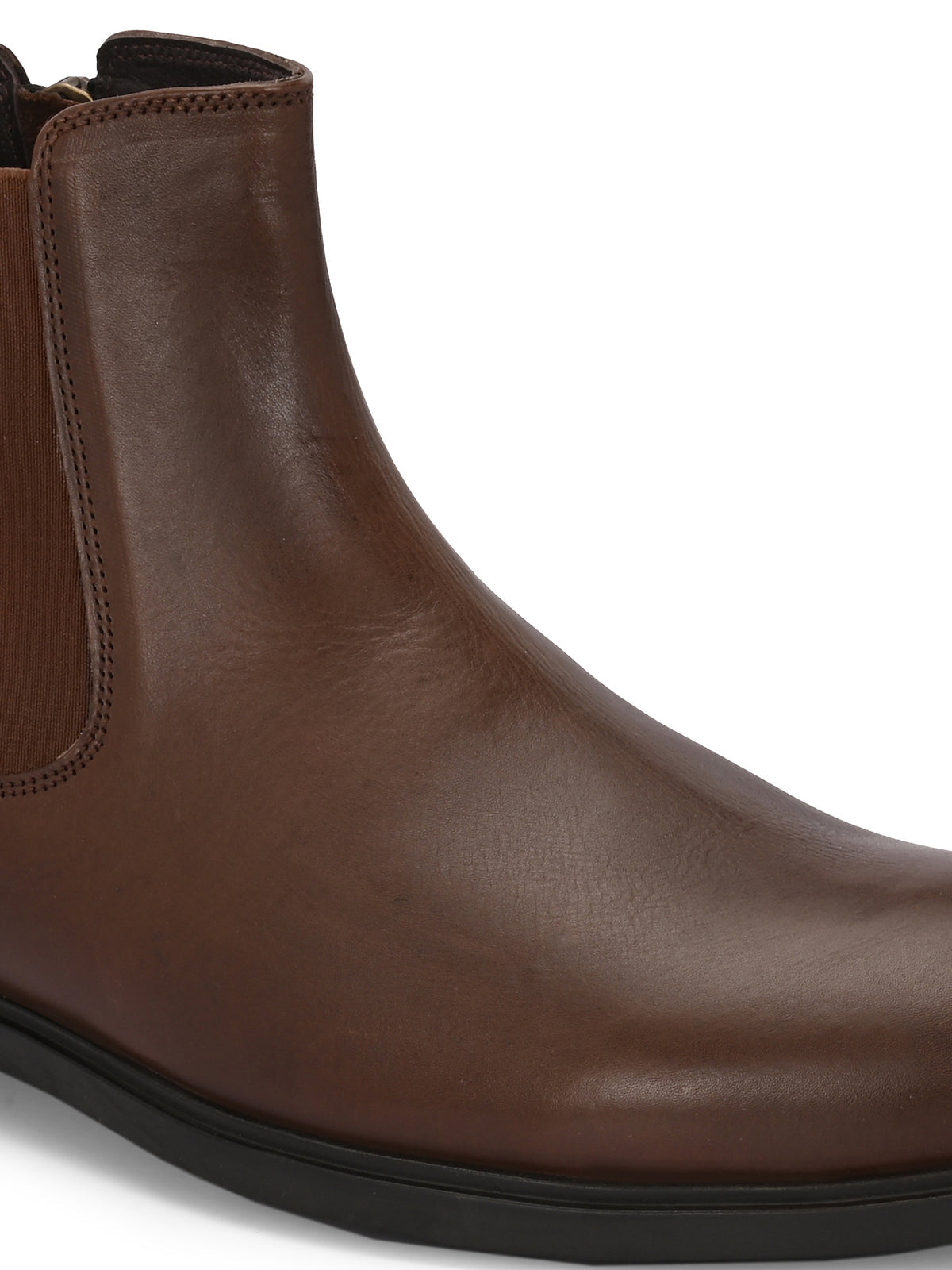 Duncan Leather Ankle Chelsea Zip Boots