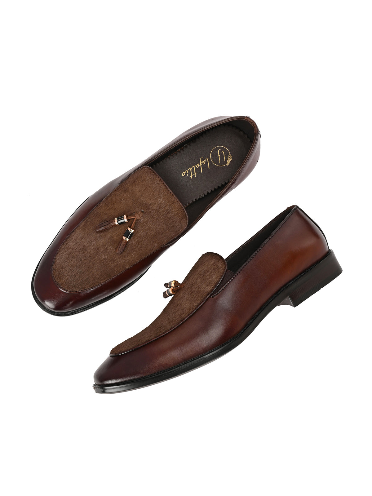 Damian Premium Leather Formal Tassel Moccassin Shoes