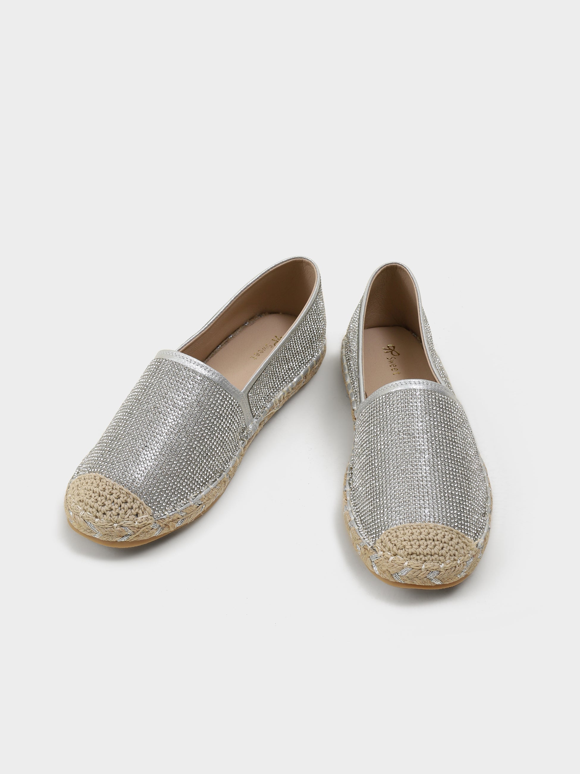 Serena Bling Jute Espadrilles