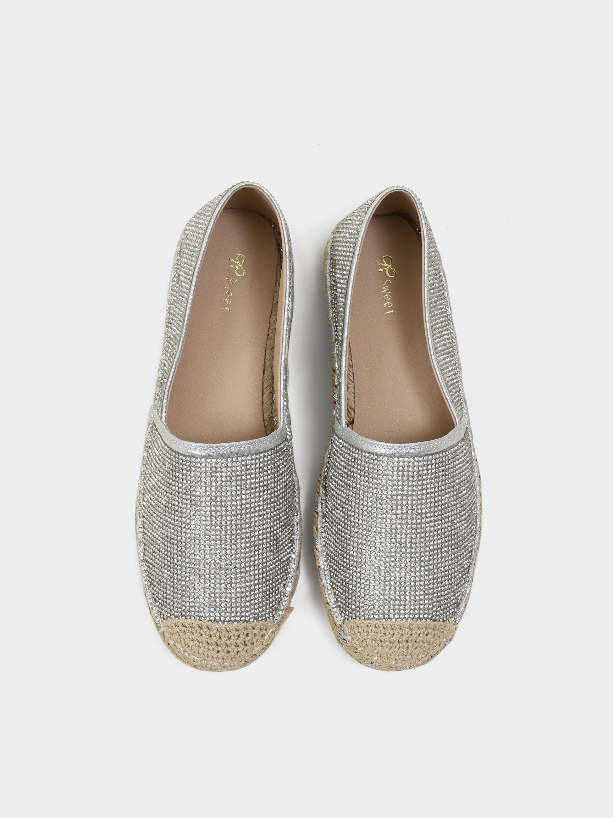 Serena Bling Jute Espadrilles