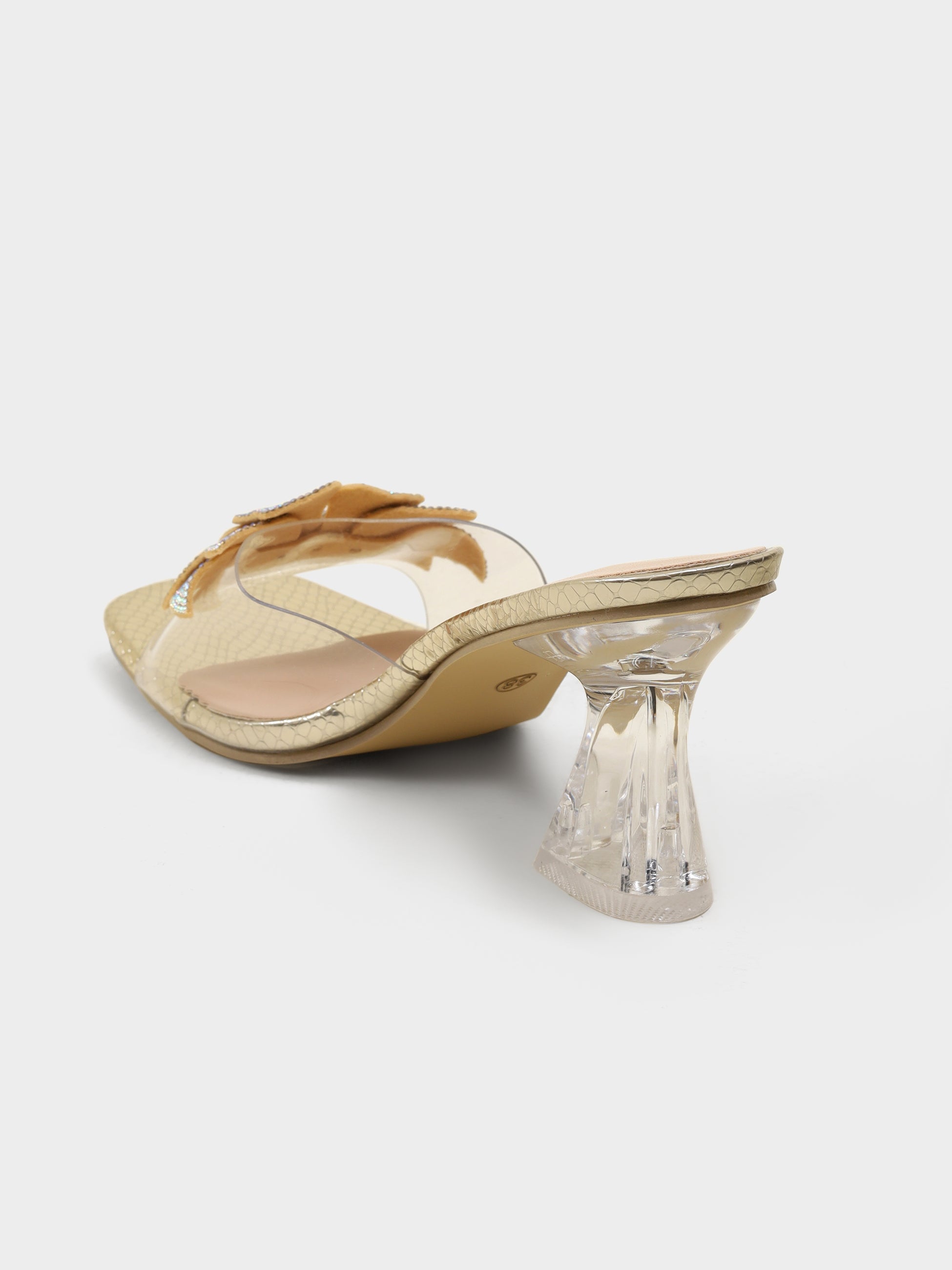 Rosetta Flora Transparent Heels