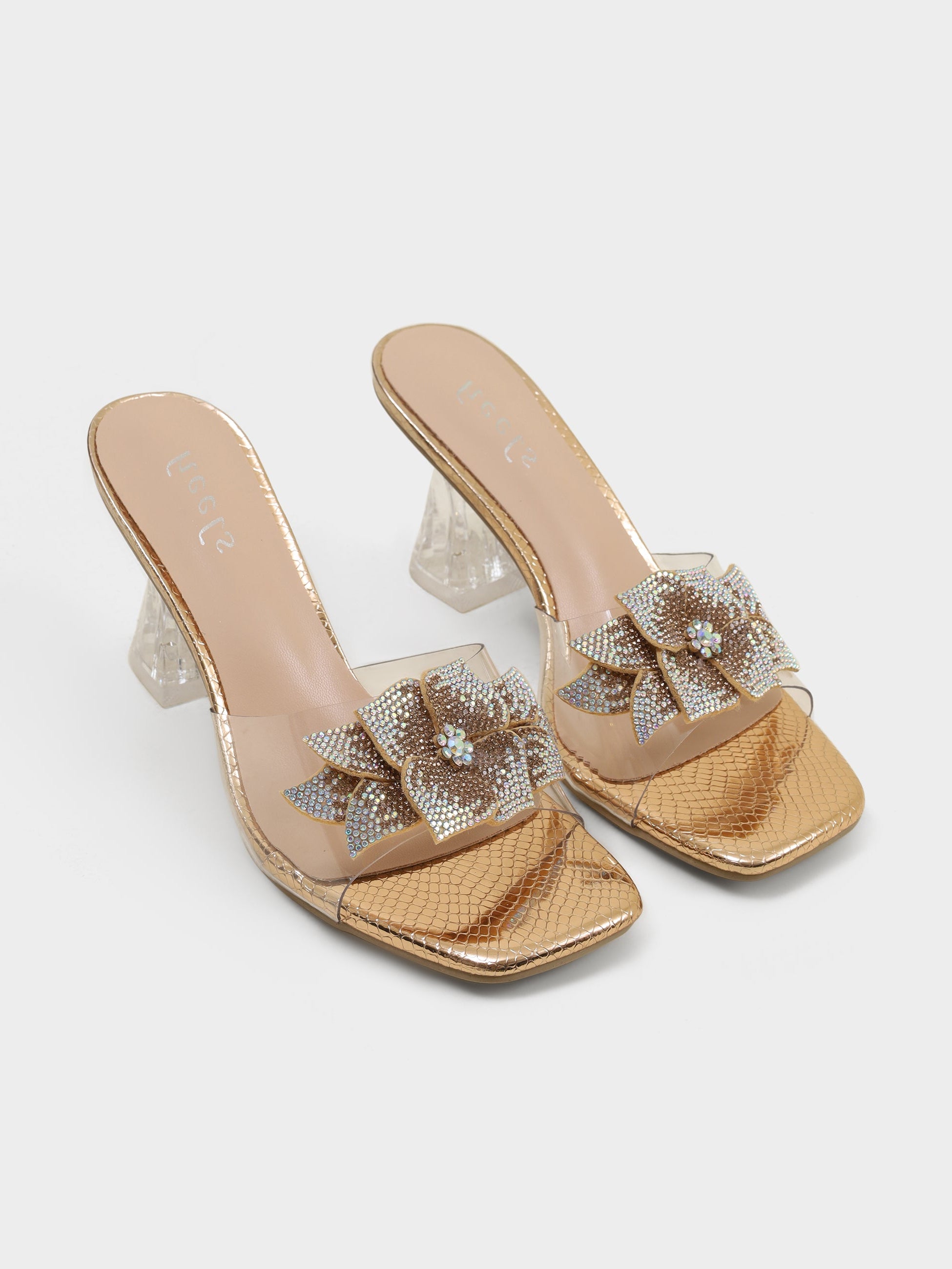 Rosetta Flora Transparent Heels