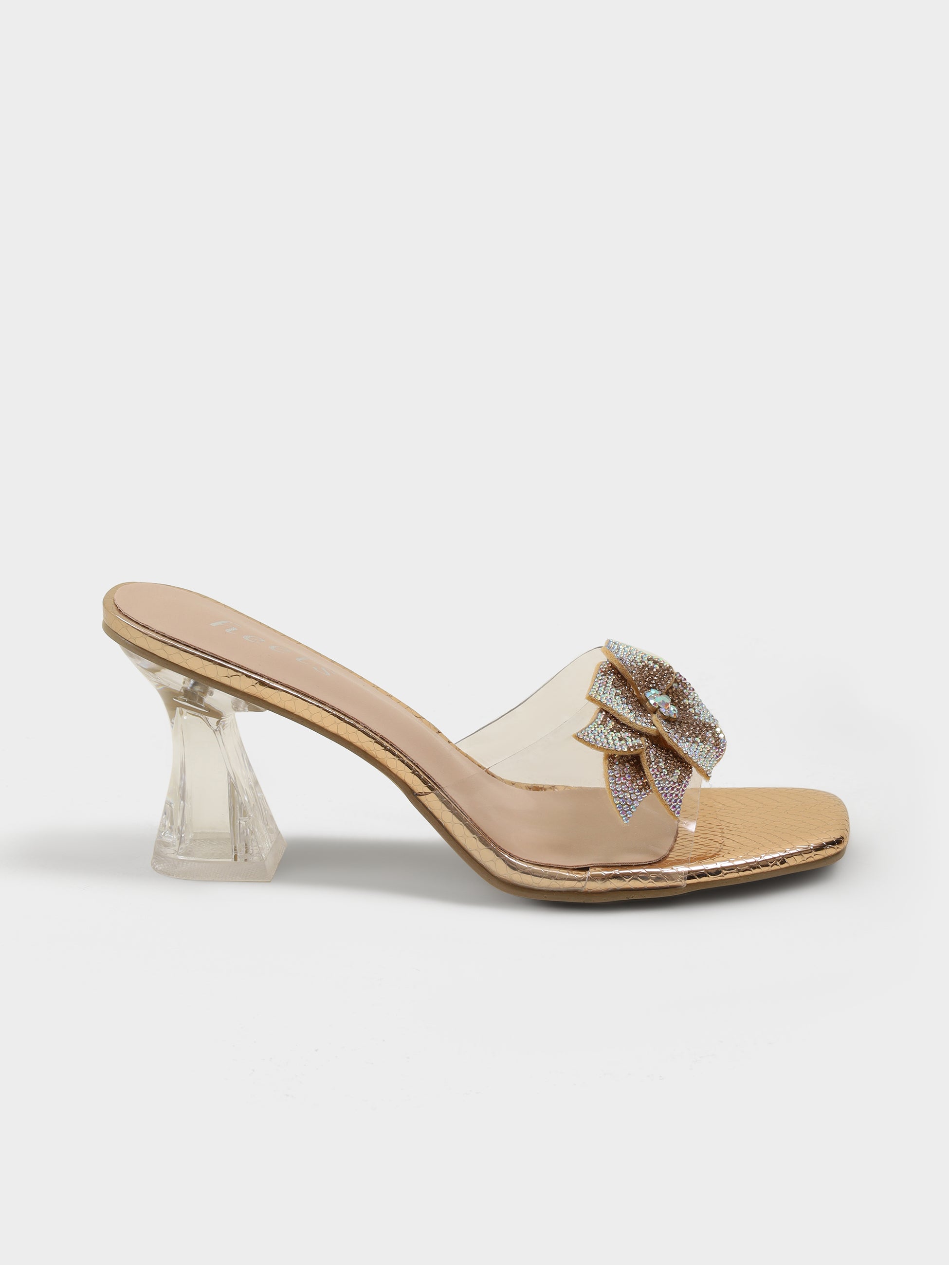 Rosetta Flora Transparent Heels