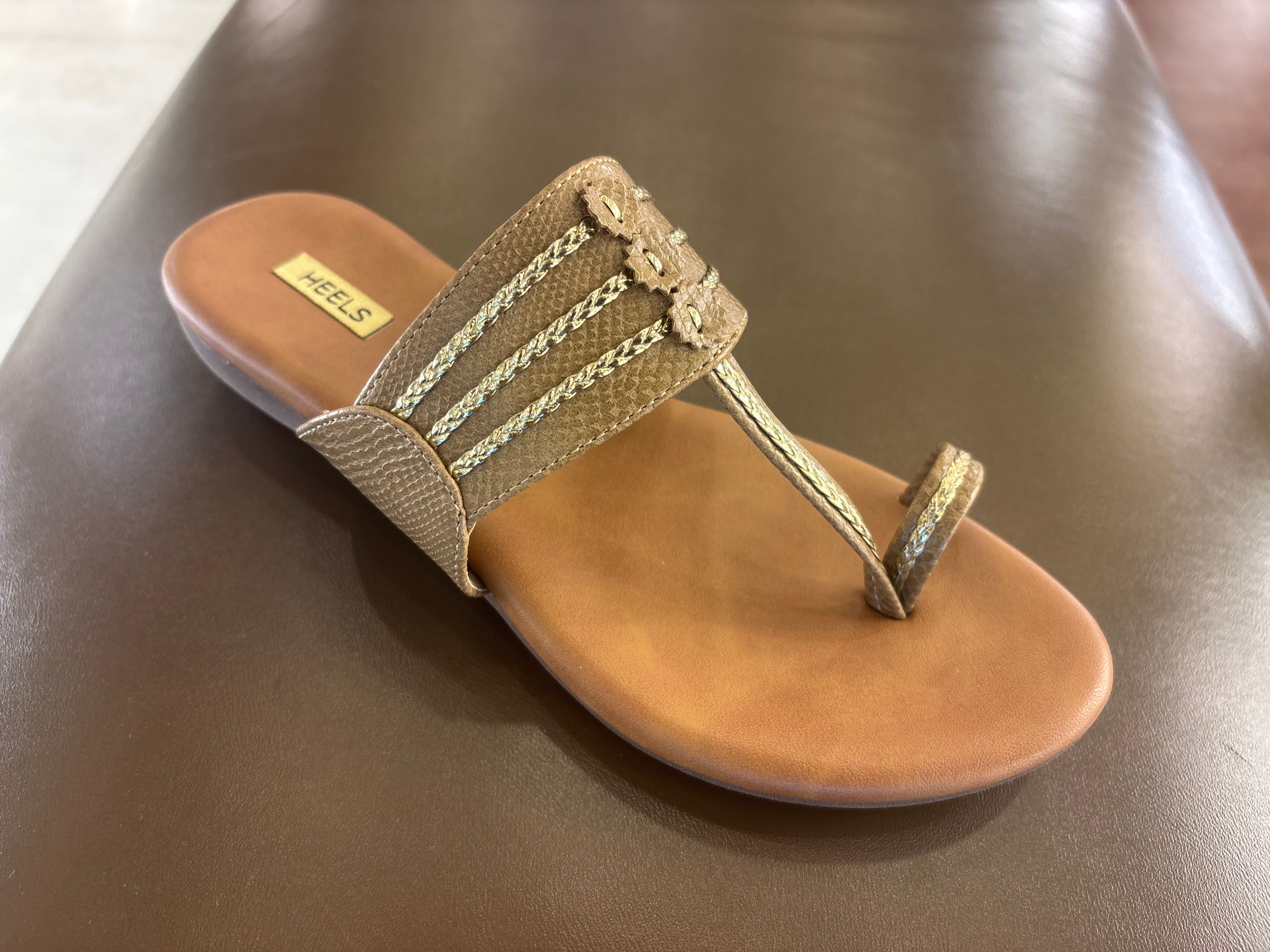Samantha Cushioned Kohlapuris - The Heels India