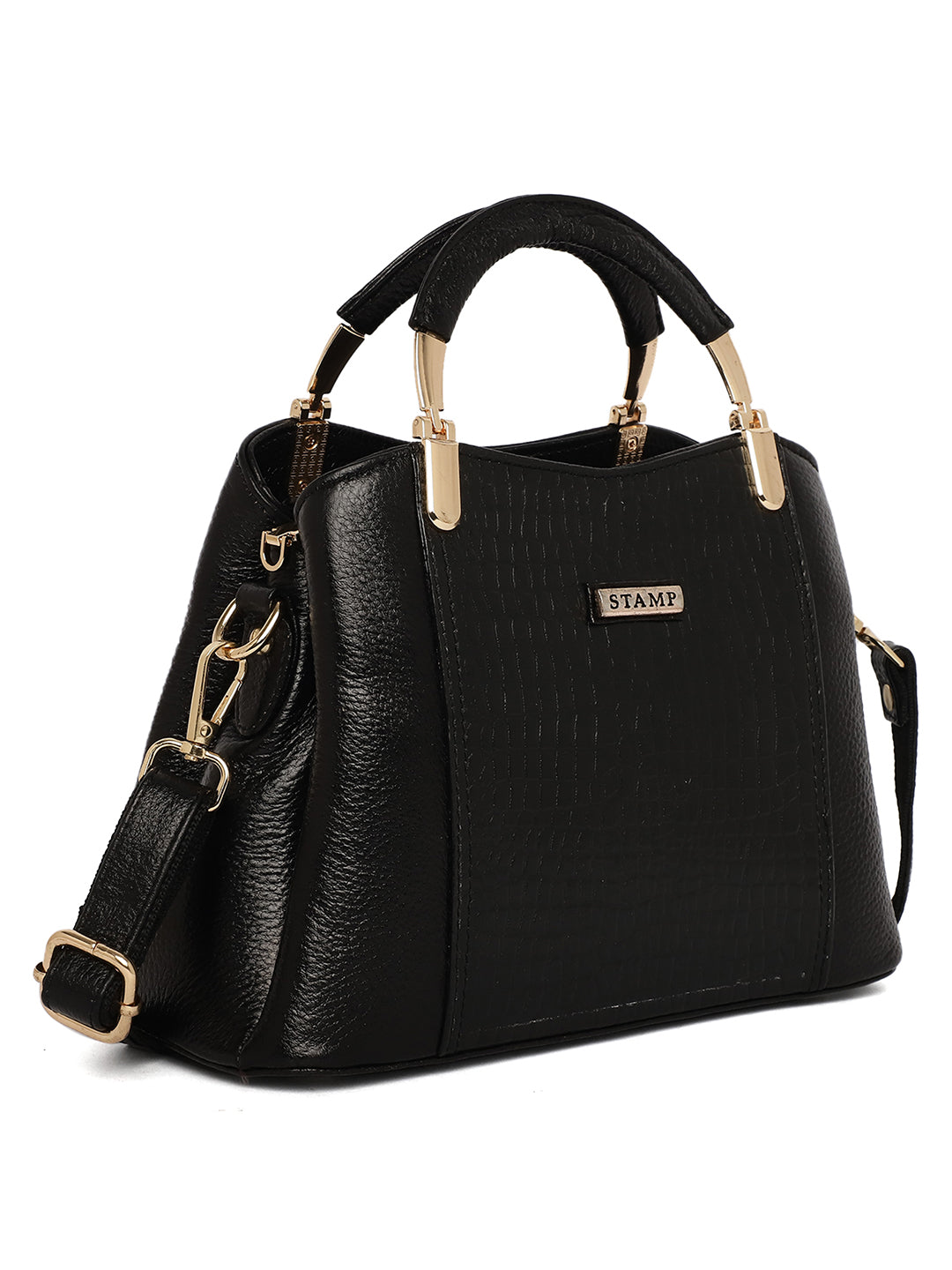Black Leather Mini Handbags for women LHB1025 - The Heels India