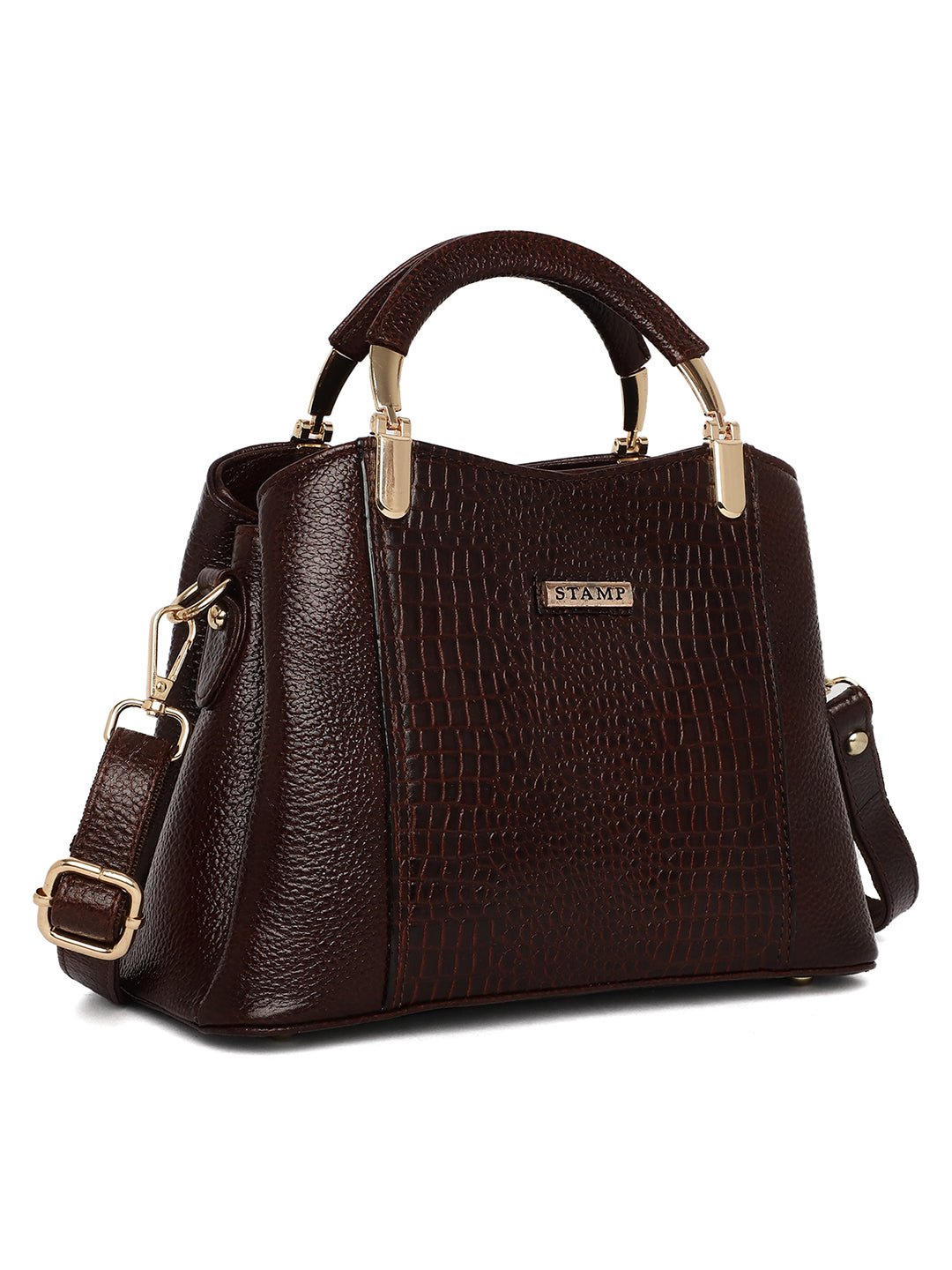 Brown Leather Mini Handbags for women LHB1025 - The Heels India