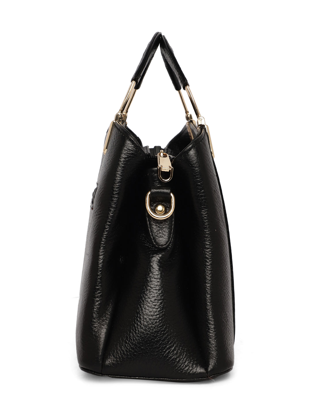 Black Leather Mini Handbags for women LHB1025 - The Heels India