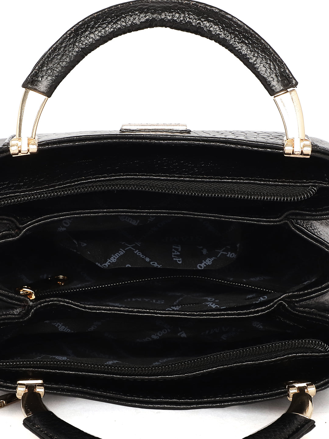 Black Leather Mini Handbags for women LHB1025 - The Heels India