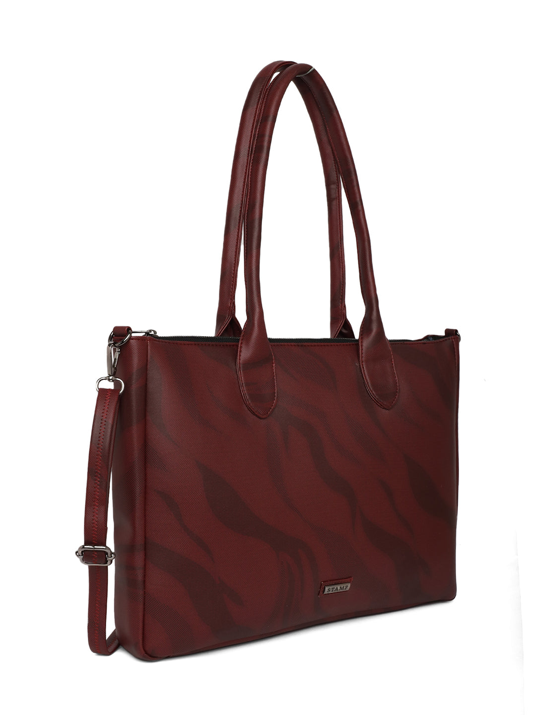 Red PU Vegan Leather Handbags for women LHB2012 - The Heels India