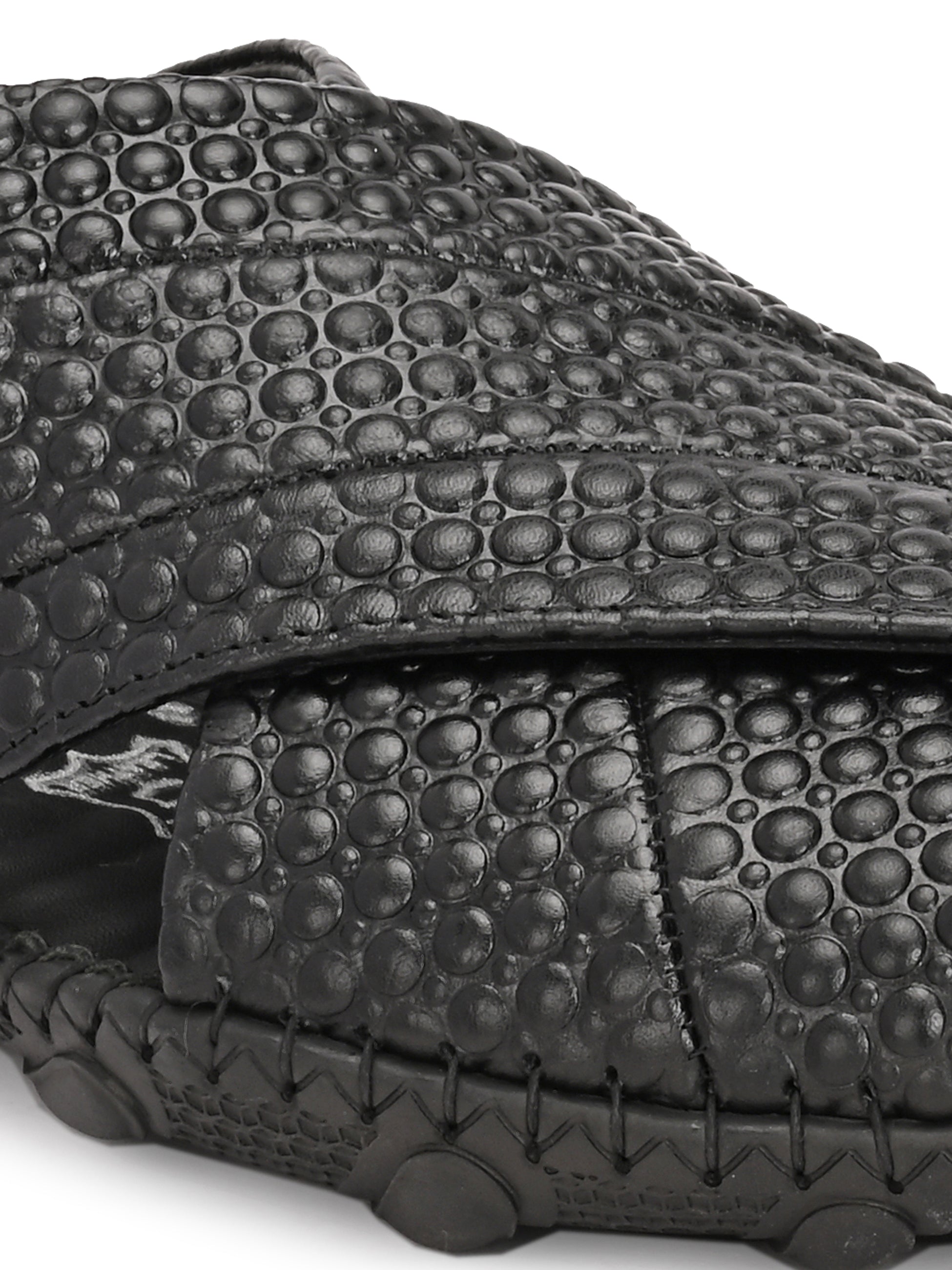 Rayaan Leather Ethnic Cushioned Loafers