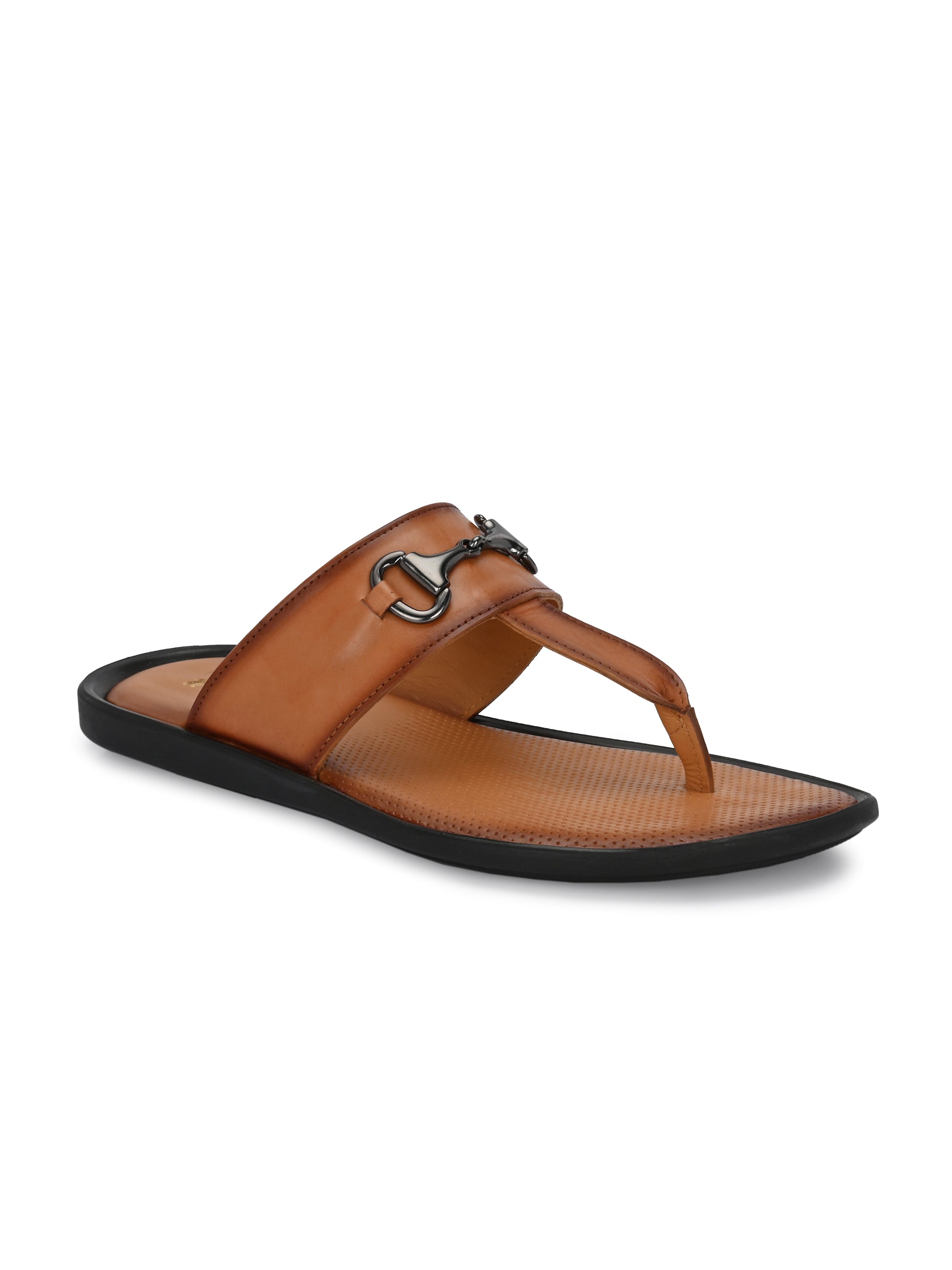 Marcello Leather Cushioned Slippers - The Heels India