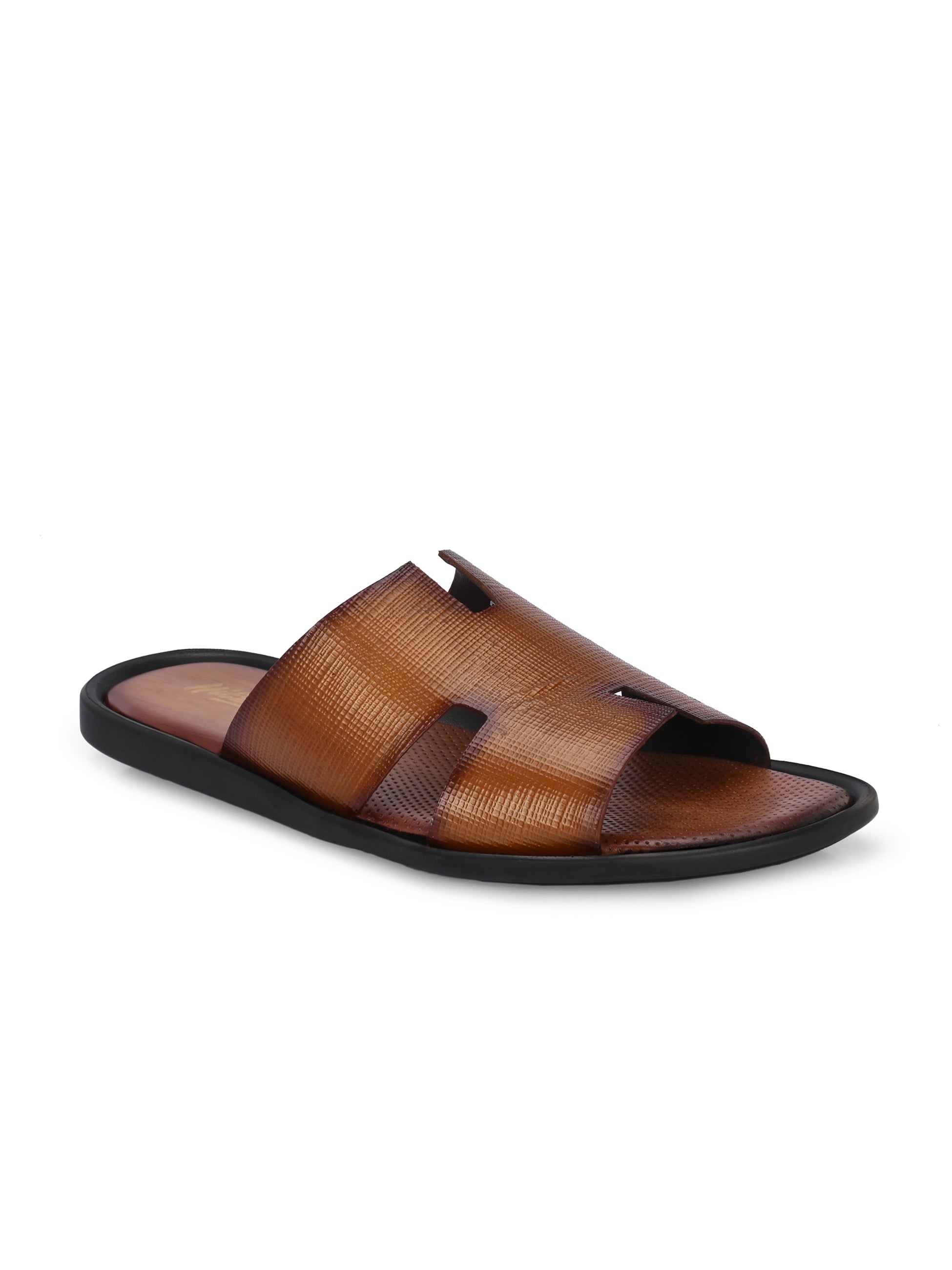 Ottavio Leather Cushioned Slippers - The Heels India