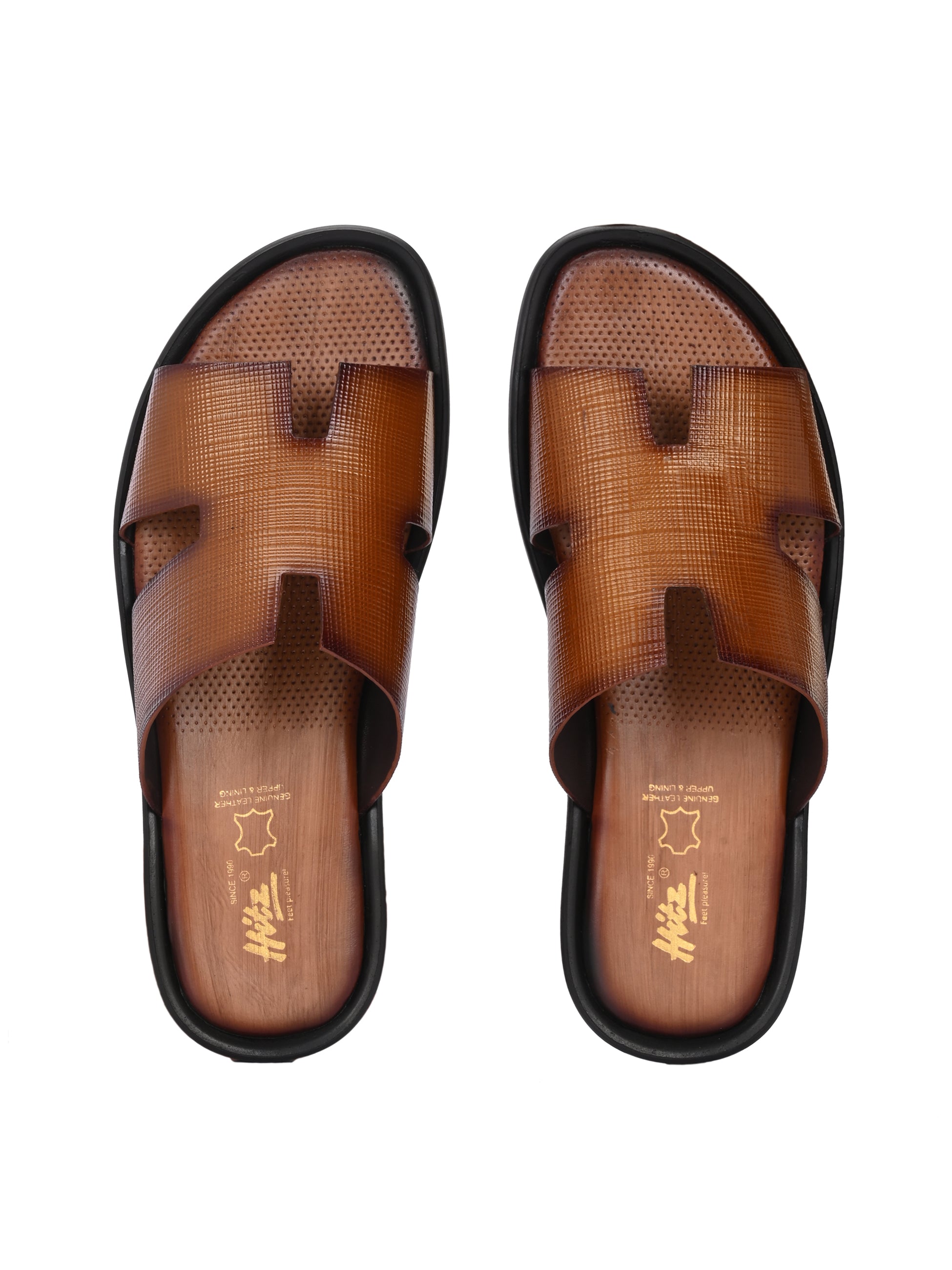 Ottavio Leather Cushioned Slippers - The Heels India