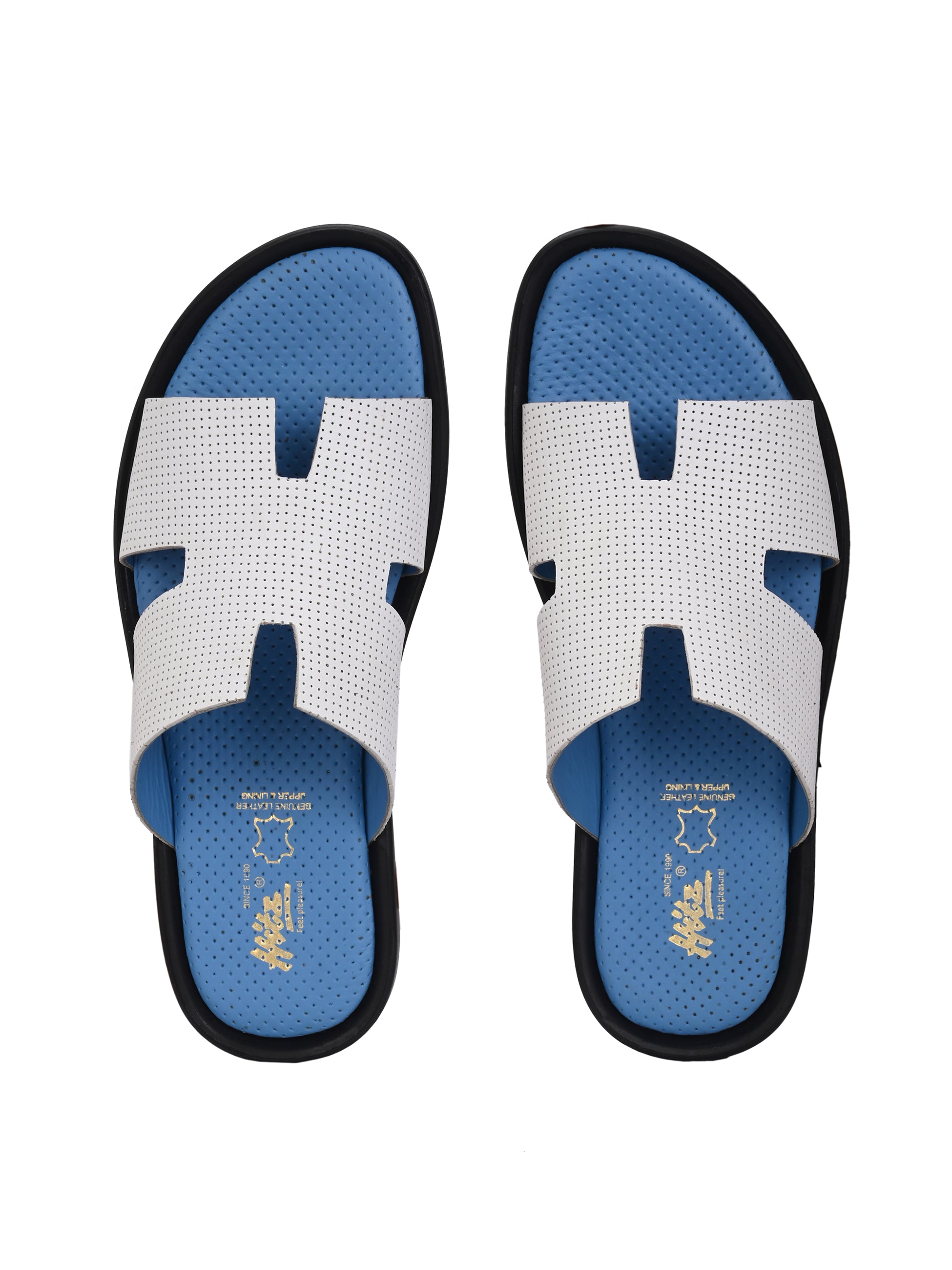 Ottavio Leather Cushioned Slippers - The Heels India