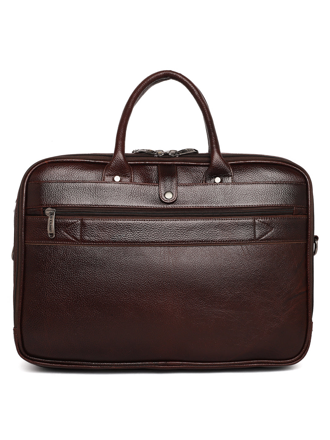 Brown Leather Portfolio Office / Laptop Bags ZP12103 - The Heels India