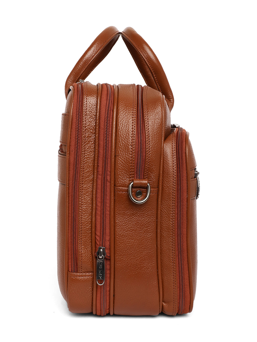 Tan Leather Portfolio Office / Laptop Bags ZP12103 - The Heels India