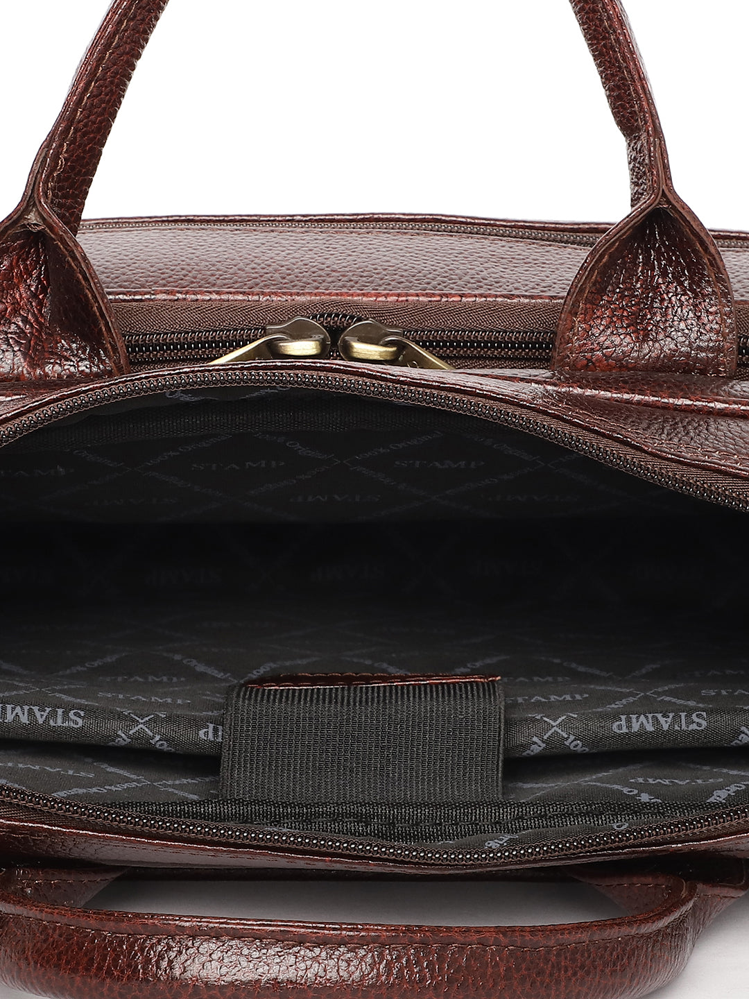 Brown Leather Laptop / Office Bags ZP12110 - The Heels India