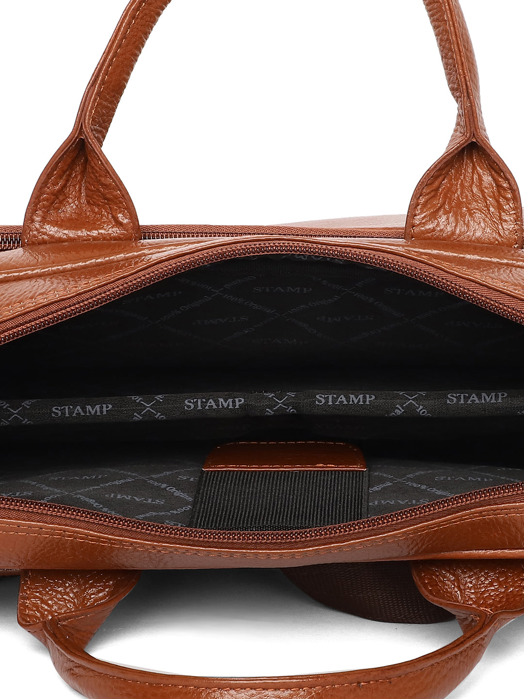 Tan Leather Laptop / Office Bags ZP12110 - The Heels India